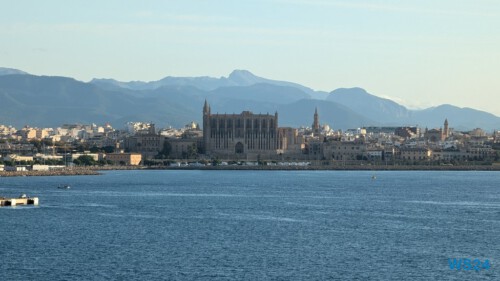 Kathedrale Palma de Mallorca 24.09.21 Geburtstage und Krimis virtuell und live im Mittelmeer AIDAcosma 006
