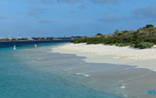 Klein Bonaire Kralendijk 24.11.25 Zu Fuß mit Taxi Fähre Boot Bus zu karibischen Stränden AIDAperla 017