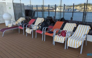 Palma de Mallorca 24.09.21 Geburtstage und Krimis virtuell und live im Mittelmeer AIDAcosma 008