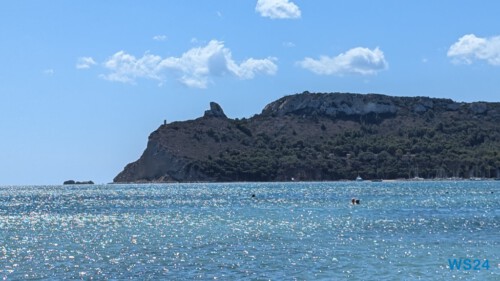 Poetto Strand Cagliari 24.09.09 Geburtstage und Krimis virtuell und live im Mittelmeer AIDAcosma 009
