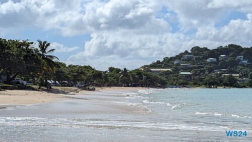 Vigie Beach Castries 24.11.30 Zu Fuß mit Taxi Fähre Boot Bus zu karibischen Stränden AIDAperla 007