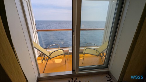 Balkonkabine Indischer Ozean 25.05.10 Begeistert zum ersten Mal in Südostasien AIDAstella 004