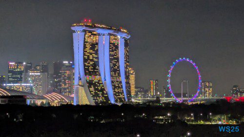 Marina Bay Sands Singapur 25.05.05 Begeistert zum ersten Mal in Südostasien AIDAstella 065