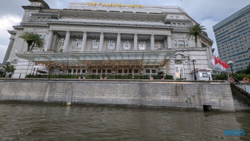 The Fullerton Hotel Singapur 25.05.05 Begeistert zum ersten Mal in Südostasien AIDAstella 027