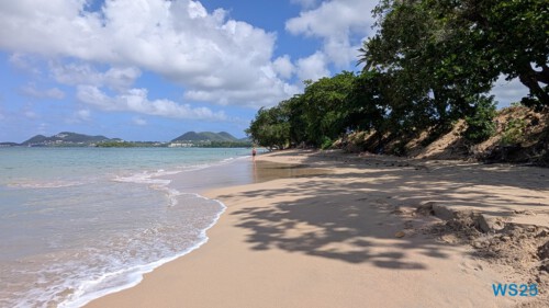 Vigie Beach Castries 25.12.13 Baden und Schnorcheln im kristallklaren Meer AIDAperla 008