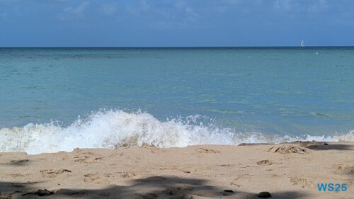 Vigie Beach Castries 25.12.13 Baden und Schnorcheln im kristallklaren Meer AIDAperla 015