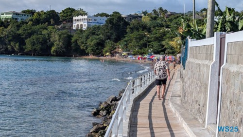 Villa Beach Kingstown 25.12.12 Baden und Schnorcheln im kristallklaren Meer AIDAperla 004