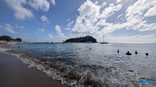 Villa Beach Kingstown 25.12.12 Baden und Schnorcheln im kristallklaren Meer AIDAperla 011