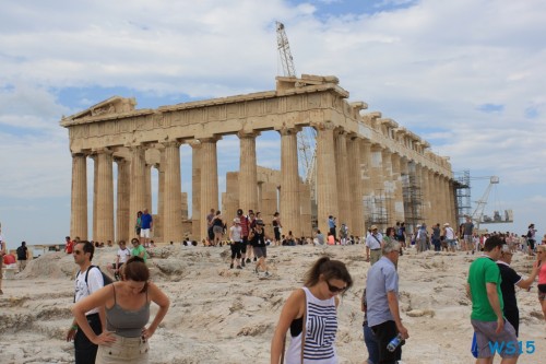 Akropolis Athen 13.07.17 - Türkei Griechenland Rhodos Kreta Zypern Israel AIDAdiva Mittelmeer