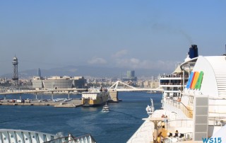 Barcelona 14.08.26 - Tunesien Italien Korsika Spanien AIDAblu Mittelmeer