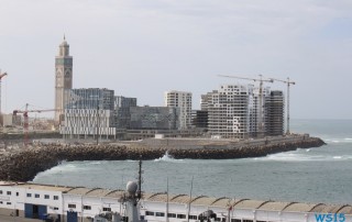 Casablanca 14.10.29 - Mallorca nach Gran Canaria AIDAblu Kanaren