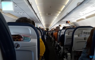 Im Flugzeug 17.04.09 - Unsere Jubiläumsfahrt von Gran Canaria nach Hamburg AIDAsol Westeuropa