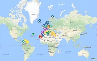 Schulz auf Kreuzfahrt - Karte aller unserer Häfen
