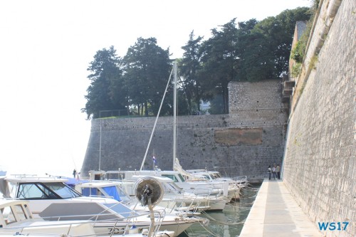 Zadar 17.10.13 - Historische Städte an der Adria Italien, Korfu, Kroatien AIDAblu